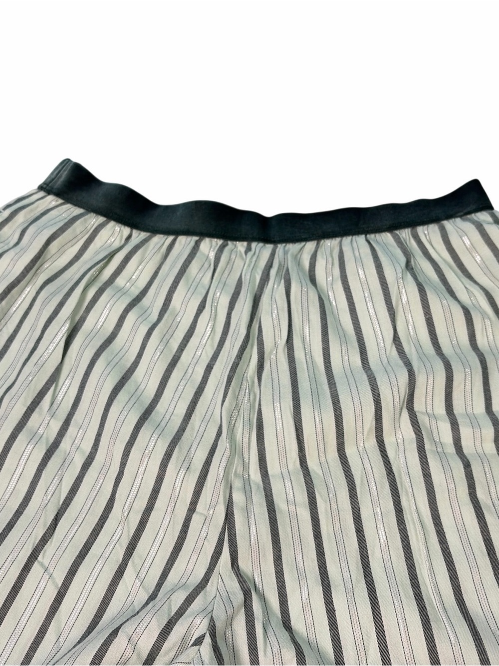Victorias Secret Pink Sleepwear Set Womens Small Green Silver Striped Long - Picture 5 of 13